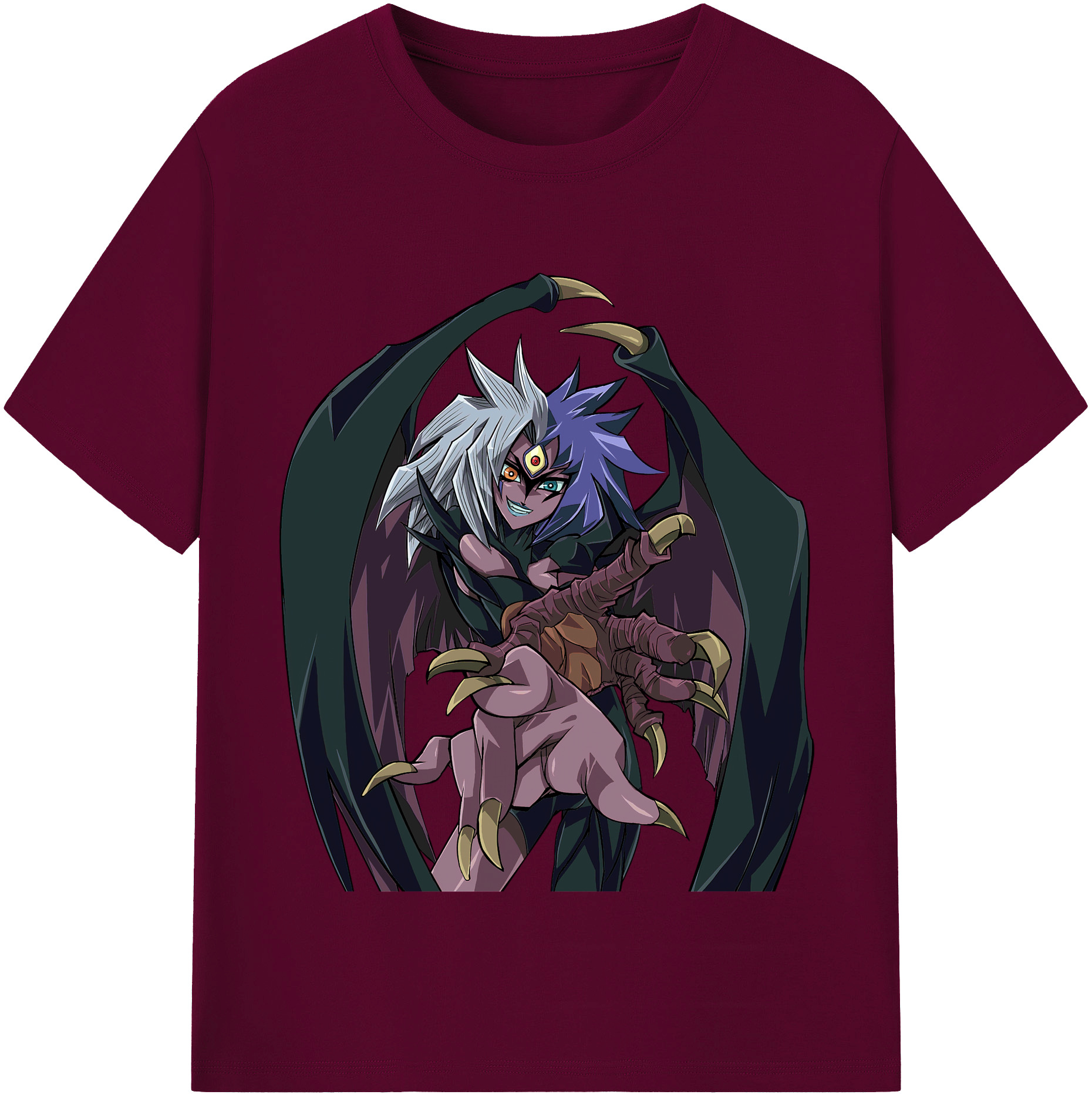 （画像用） 遊☆戯☆王 Yu-Gi-Oh! レディースカジュアルプリントTシャツ（綿100％）